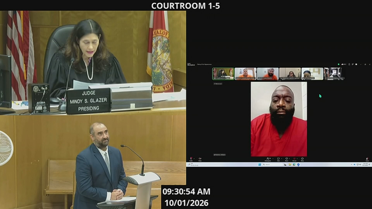 Prosecutors drop felony charge against rapper Rick Ross in domestic violence case
       — ABC 7 Bay Area